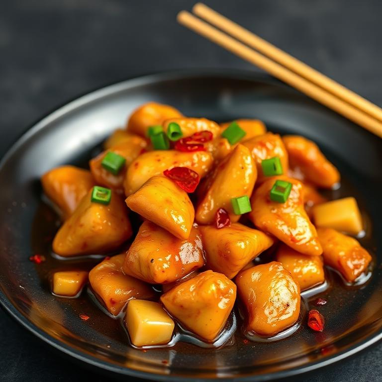 Chicken in Hot Garlic Sauce