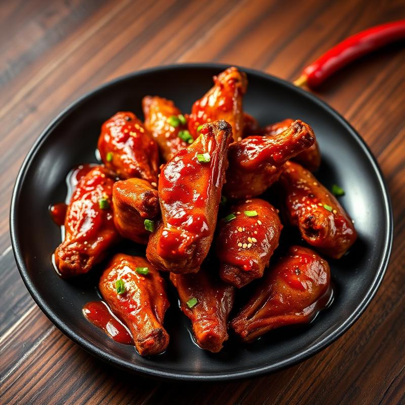 Chili Chicken Wings Dry (10 pcs)