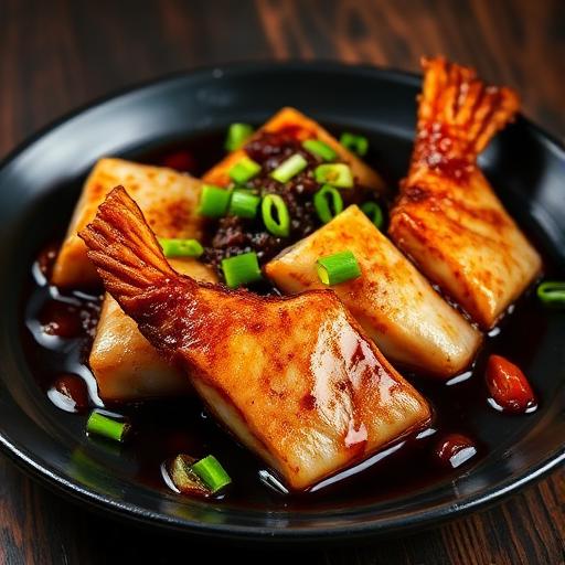 Fish with Black Bean Sauce