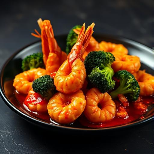 General Tso Prawns