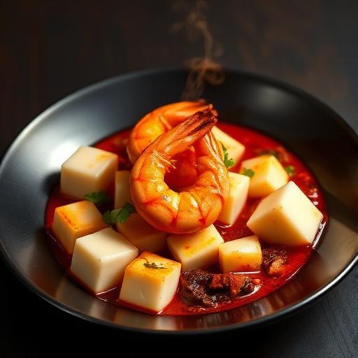 Ma Po Tofu Prawns