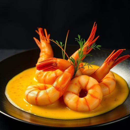 Prawns in Yellow Curry Sauce