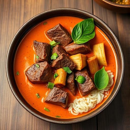 Red Coconut Curry Beef