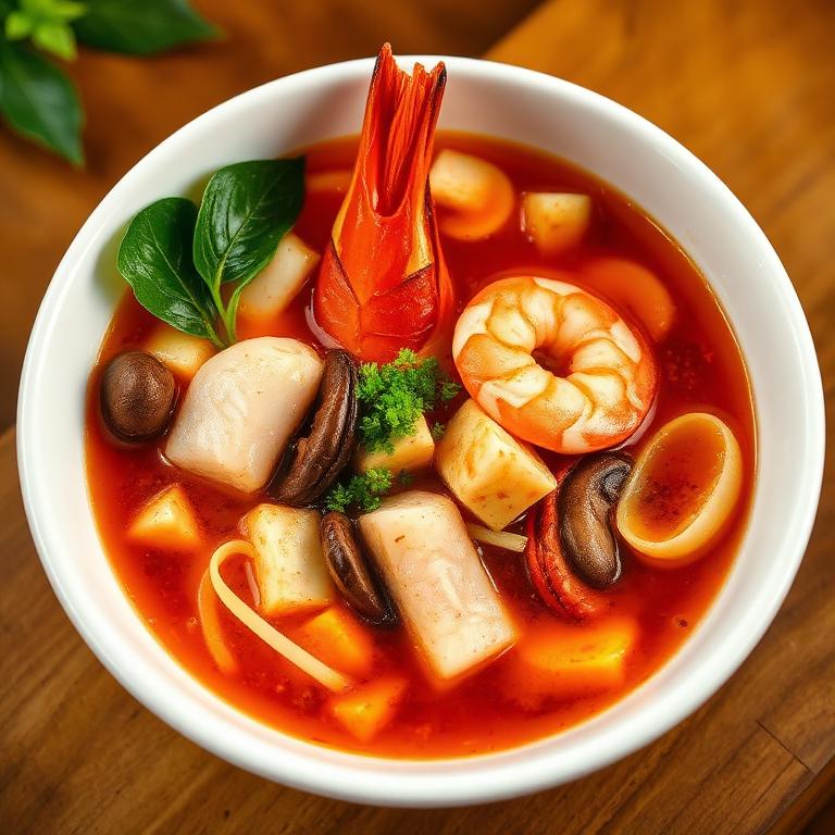 Seafood Hot and Sour Soup