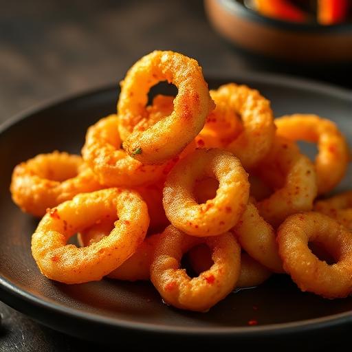 Spicy Deep-Fried Calamari Dry