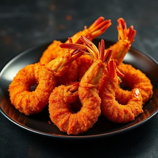 Spicy Deep Fried Prawns Dry