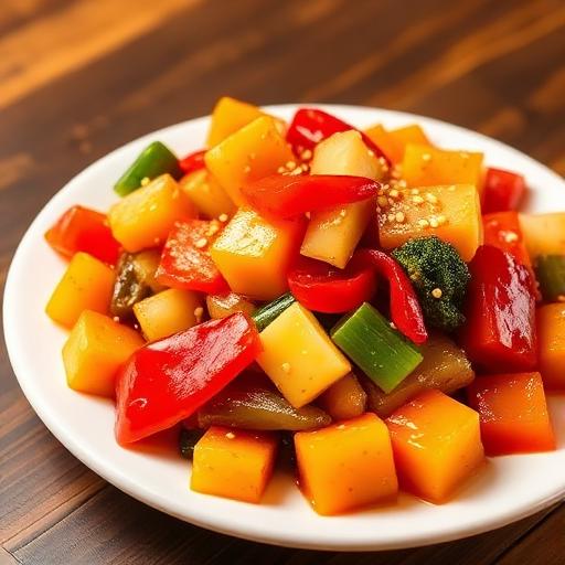 Sweet and Sour Mixed Vegetables